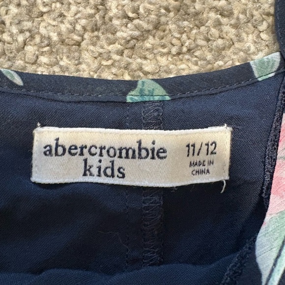 Abercrombie Kids Chiffon Floral Summer Tank Top Sleeveless Blouse Girls Sz 11/12 - Picture 9 of 10